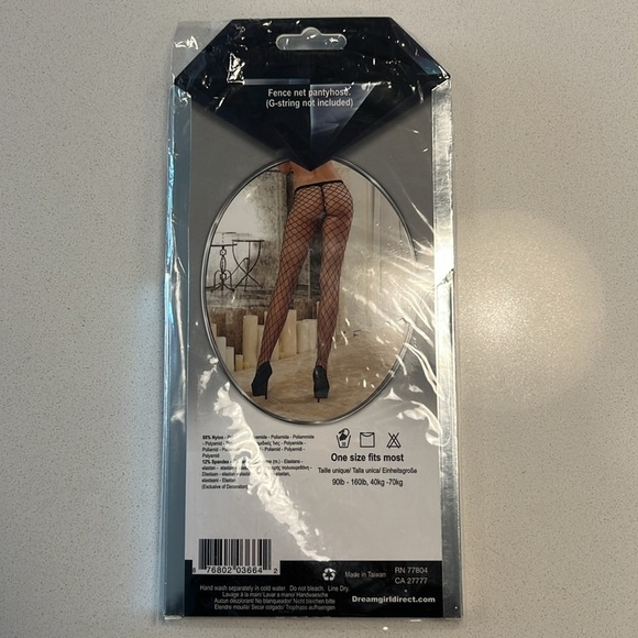 Fence net pantyhose black - Picture 2 of 2